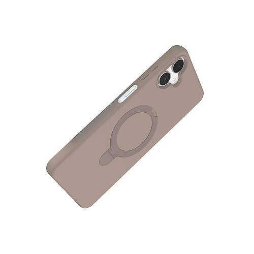 Galaxy A06 Regal Magsafe Standl� Kapak - ��l Titanyum