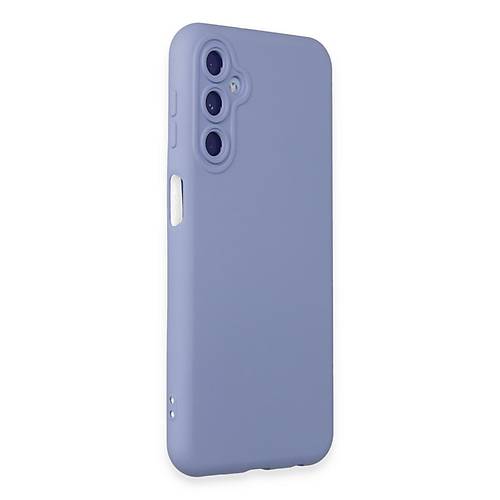 Galaxy M34 5G K�l�f Nano i�i Kadife Silikon - Lila