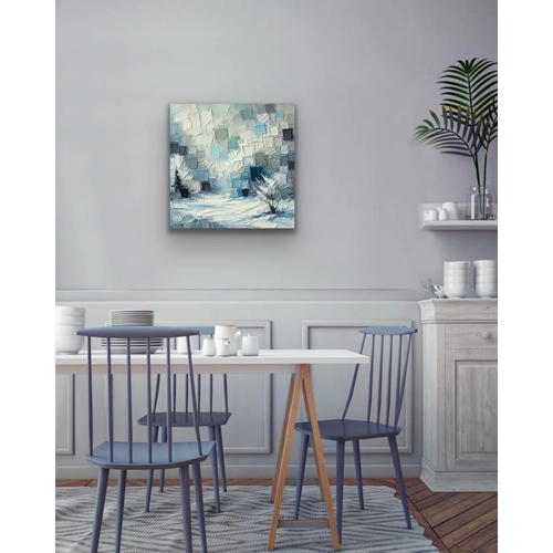 K�� Mevsimi Kanvas Tablo 60x60cm