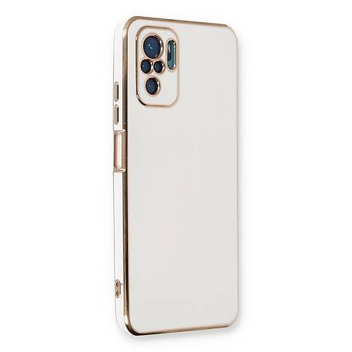 Redmi Note 10 K�l�f Volet Silikon - Beyaz
