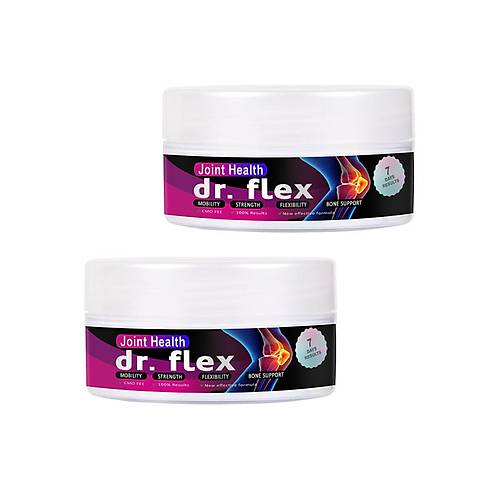 Dr.Flex Kavanoz V�cut Masaj Kremi 2 Adet Omega3l� Kolajenli Bamya Tohumu Ard�� ve Kuyruk Ya�l�