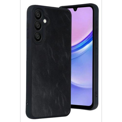 Galaxy A57 5G Aras Deri Kapak - Siyah