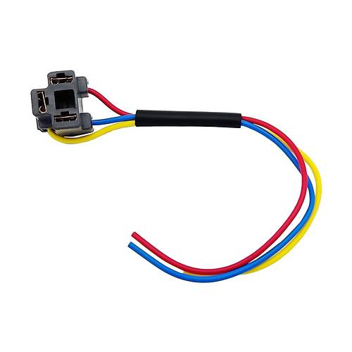 H4 Atom Far Fi�i Ampul Soketi 1.5mm Lehimli Plastik 1 Adet