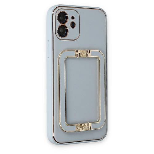 iPhone 12 K�l�f Coco Elit Kapak - Turkuaz