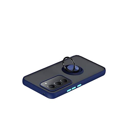 Redmi 15 4G Montreal Y�z�kl� Silikon Kapak - Lacivert