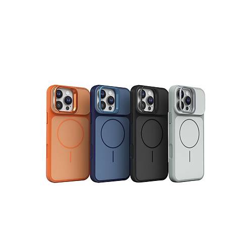 iPhone 16 Pro Max Pale Magsafe Standl� Kapak - Beyaz