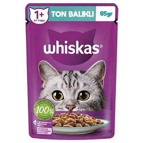 Pouch J�le ��inde Ton Bal�kl� Yeti�kin Kedi Konservesi 6 Adet 85 Gr
