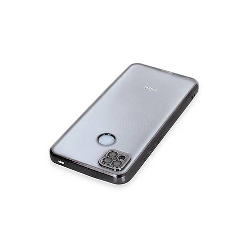 Redmi 9C K�l�f Razer Lensli Silikon - Siyah