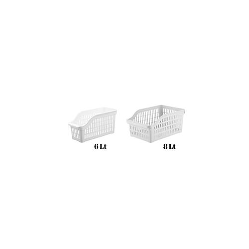 6�l� Buzdolab� Organizeri D�zenleyici �ok Ama�l� Dolap D�zenleyici Beyaz 12x30x14 cm