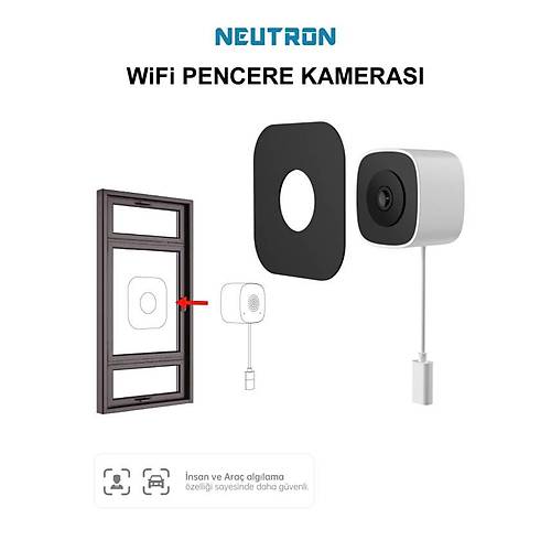 Manyetik Yap��kanl� 3MP Kablosuz Pencere Kameras�