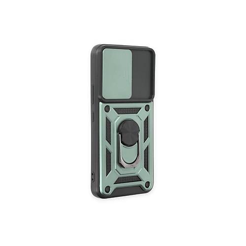 Galaxy S23 FE K�l�f Pars Lens Y�z�kl� Silikon - Ye�il