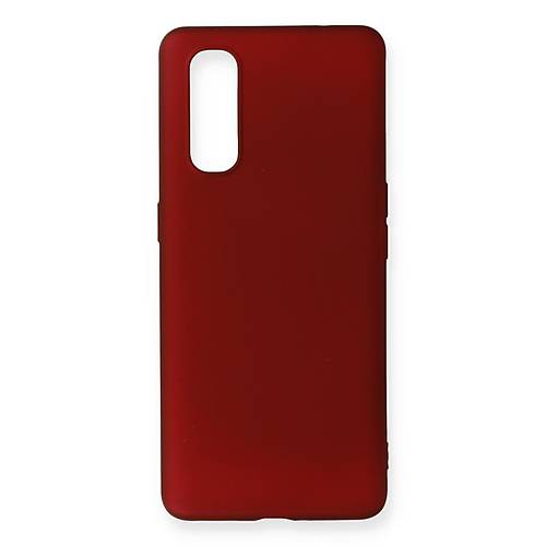 Find X2 K�l�f First Silikon - Bordo
