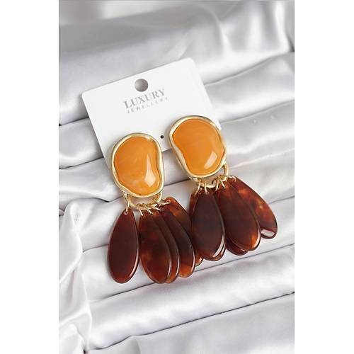 Pirin� Gold Renk Vintage Model Kad�n K�pe