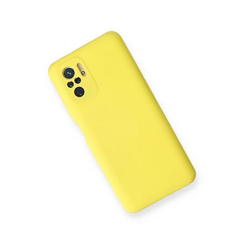 Redmi Note 10 K�l�f Nano i�i Kadife Silikon - Sar�