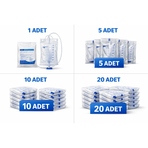 Pediatrik �drar Torbas� Yap��kanl� Steril �drar Toplama Torbas� (K�z/Erkek)