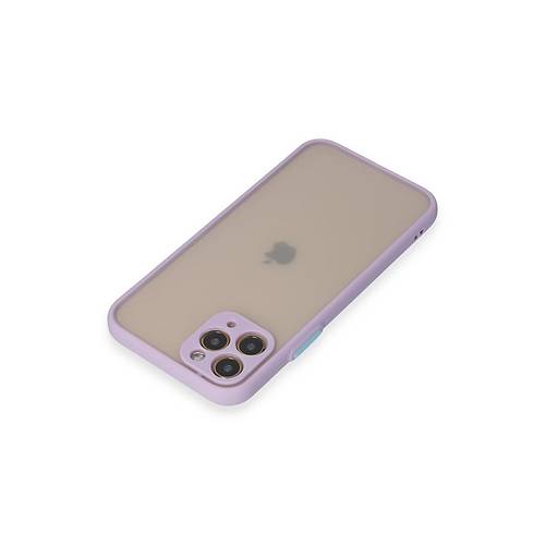 iPhone 11 Pro K�l�f Montreal Silikon Kapak - Mor