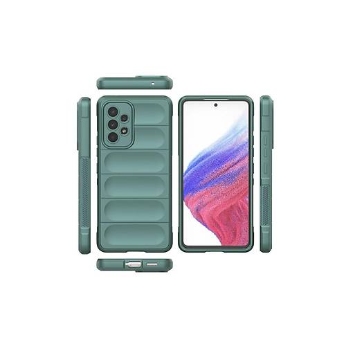 Galaxy A53 5G K�l�f Optimum Silikon - Koyu Ye�il