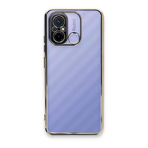 Redmi 12C K�l�f Razer Lensli Silikon - Gold