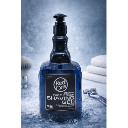 Red One Face Fresh Shaving Gel 1000 ml Erkek T�ra� Jeli Nemlendirici Etkili Profesyonel Kullan�m