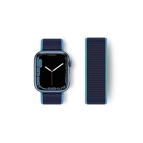 Watch 38mm Has�rl� C�rtc�rtl� Kordon - Mavi-Lacivert