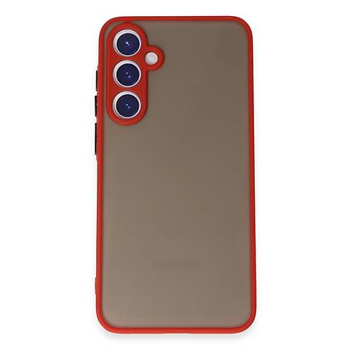 Galaxy S23 K�l�f Montreal Silikon Kapak - K�rm�z�