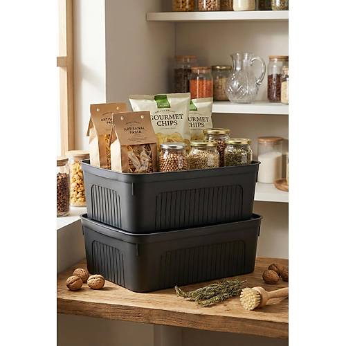 F�me 2'Li 17 LT �nit Saklama Kutusu & �ok Ama�l� Ev Ve Gard�rop D�zenleyici Organizer