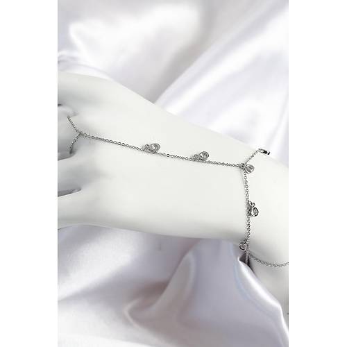 Pirin� Zirkon Ta�l� Sallant�l� Damla Model G�m�� Renk Kad�n �ahmeran