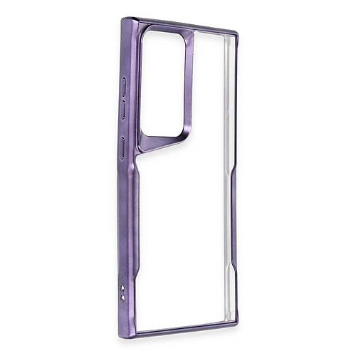 Galaxy S25 Ultra K�l�f Boyi Silikon Kapak - Derin Mor