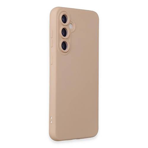 Galaxy S23 FE K�l�f Nano i�i Kadife Silikon - Pudra