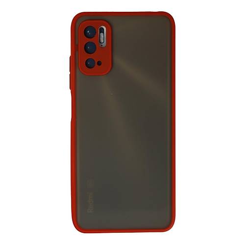 Redmi Note 10 5G K�l�f Montreal Silikon Kapak - K�rm�z�