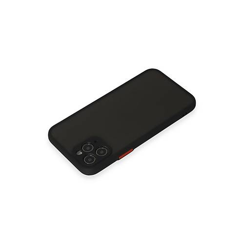 iPhone 11 Pro K�l�f Montreal Silikon Kapak - Siyah