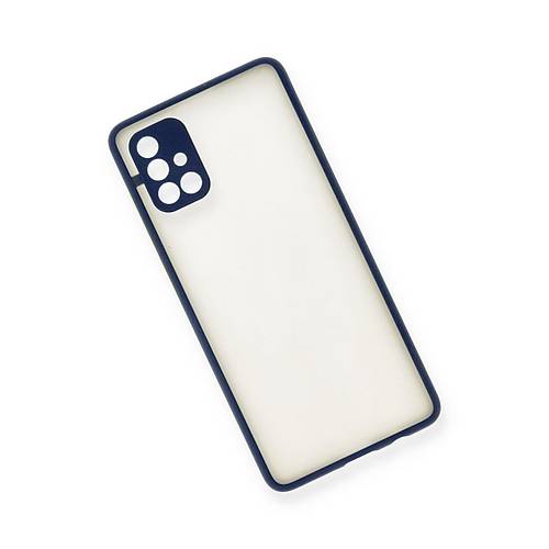 Galaxy A71 K�l�f Montreal Silikon Kapak - Lacivert