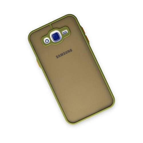 Galaxy J7 K�l�f Montreal Silikon Kapak - A��k Ye�il