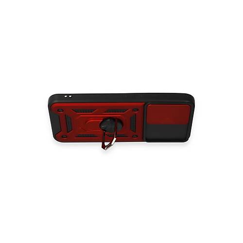 Galaxy A34 5G K�l�f Pars Lens Y�z�kl� Silikon - K�rm�z�