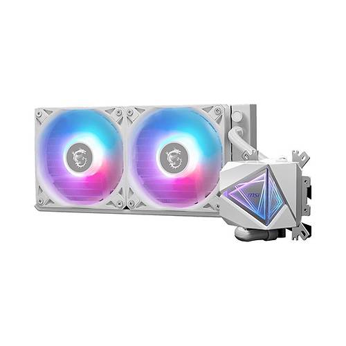 MSI MAG CORELIQUID I240 WHITE 240MM ARGB CPU SIVI SO�UTUCU (LGA1150/1151/1155/1156/1200/1700/1851/AM4/AM5 UYUMLU)