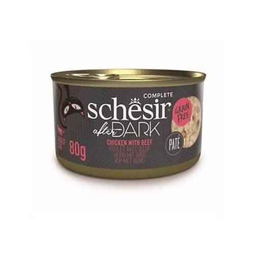 After Dark Pate Tavuk Etli ve S���r Etli Tah�ls�z Yeti�kin Kedi Konservesi 80 Gr