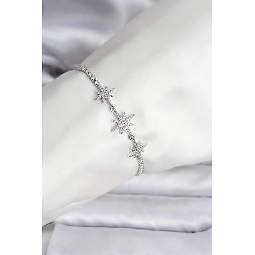 Kutup Y�ld�z� Model Zirkon Ta�l� G�m�� Renk Su Yolu Kad�n Bileklik