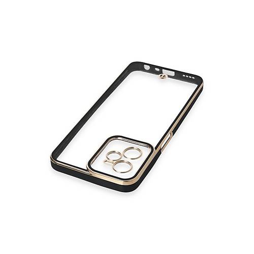 Realme C35 K�l�f Liva Lens Silikon - Siyah