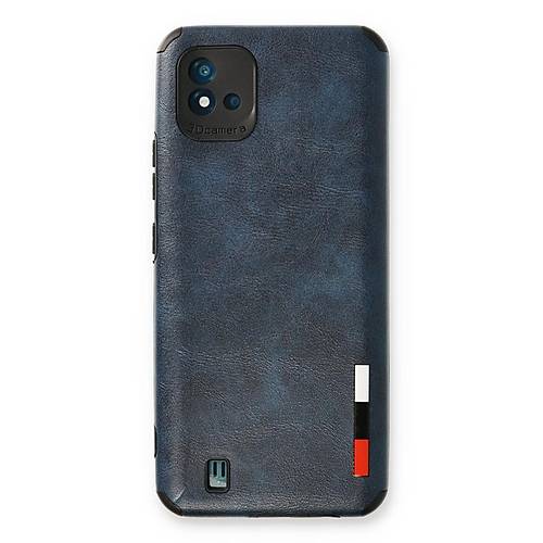 Realme C11 2021 K�l�f Loop Deri Silikon - Lacivert