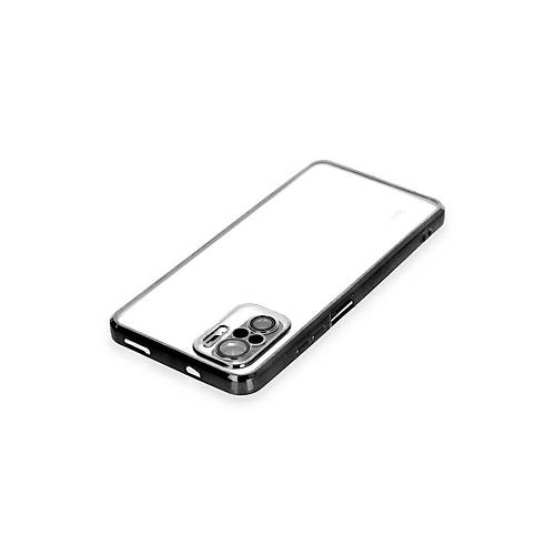 Redmi Note 10 K�l�f Razer Lensli Silikon - Siyah