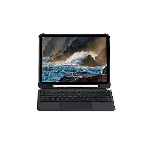T5206D iPad 10.2 (7.nesil) K�l�f �nter Ledli Klavyeli Tablet K�l�f� - Siyah
