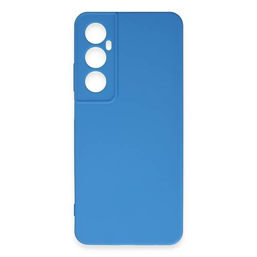 Realme C65 K�l�f First Silikon - Mavi