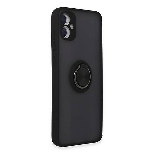 Galaxy A05 K�l�f Montreal Y�z�kl� Silikon Kapak - Siyah