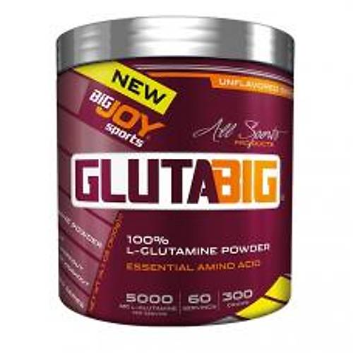 Gluta Big %100 Glutamine Powder 300 Gr