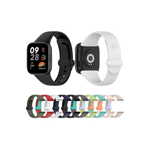 Redmi Watch 3 Origin Silikon Kordon - Koyu Ye�il