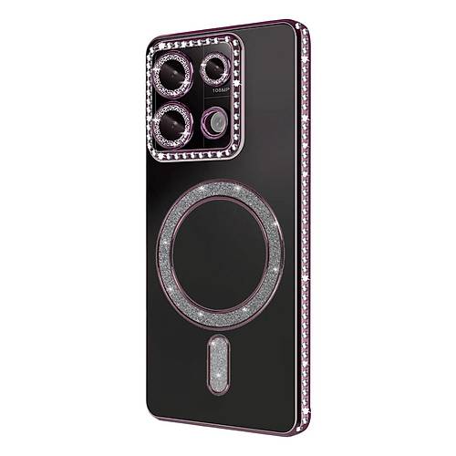 Redmi Note 13 Pro 4G Joke Simli Magneticsafe K�l�f - Pembe