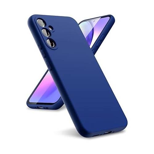 Galaxy A24 4G K�l�f First Silikon - Lacivert