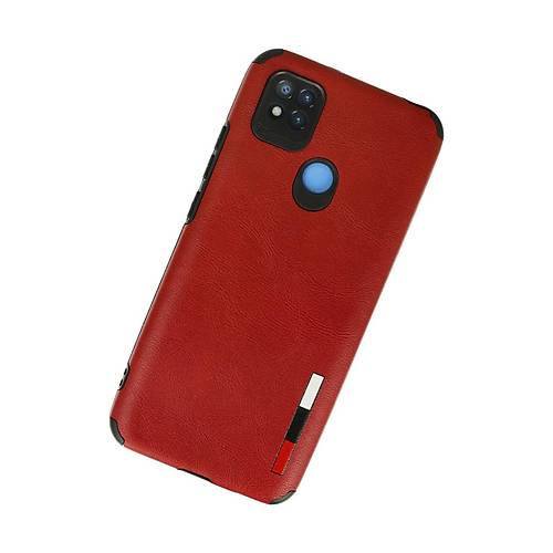 Redmi 9C K�l�f Loop Deri Silikon - K�rm�z�