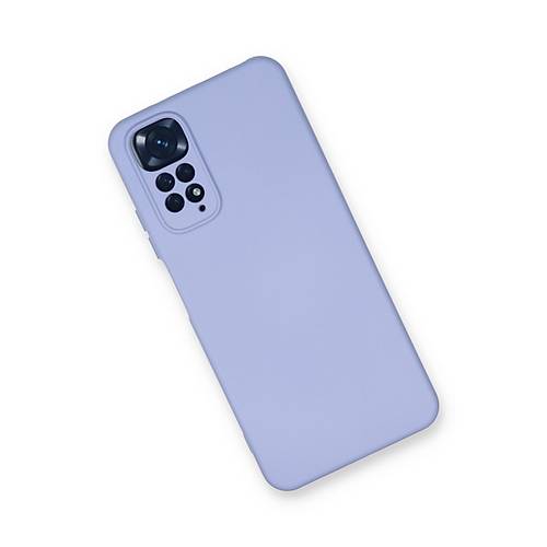 Redmi Note 11 K�l�f Nano i�i Kadife Silikon - Lila