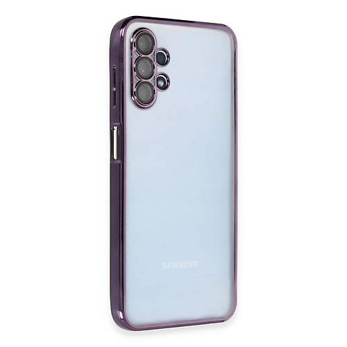 Galaxy A13 4G K�l�f Razer Lensli Silikon - Mor